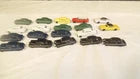 19 Piece Assorted Plastic Belived to be Cereal Cars Excellent Condition